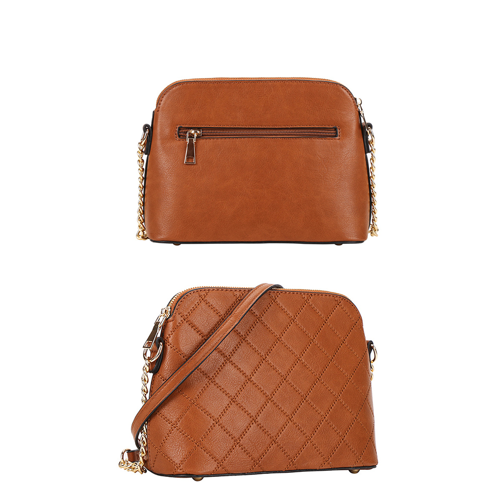 2in1 Quilt Stitching Crossbody Bag With Wallet Set - Picture 8 of 12